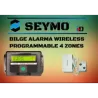 Wireless programmable 4 zone bilge alarm